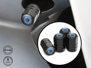Tires Valve Caps Bikes Glossy Finish Style Look
